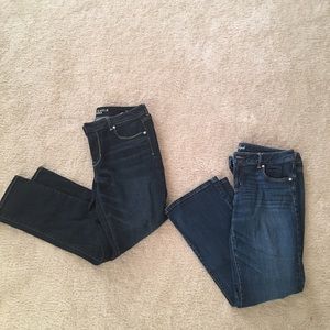 2 pairs of size 16 American Eagle jeans